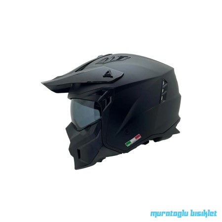 SWAY - FS-X1 SEUL FULLFACE KASK - MAT SİYAH - Large Beden