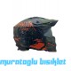 SWAY - FS-X1 SEUL WARRIOR FULLFACE KASK - SİYAH YEŞİL TURUNCU - Large Beden