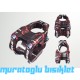 OVELA Gidon Boğazı Alüminyum 31.8mm - Siyah (Kırmızı Desenli) OVELA Gidon Boğazı Alüminyum 31.8mm - Siyah (Kırmızı Desenli)