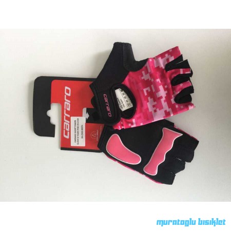 Carraro KISA PARMAK ELDİVEN ÇOCUK 8 YAŞ CR-2133 - PEMBE