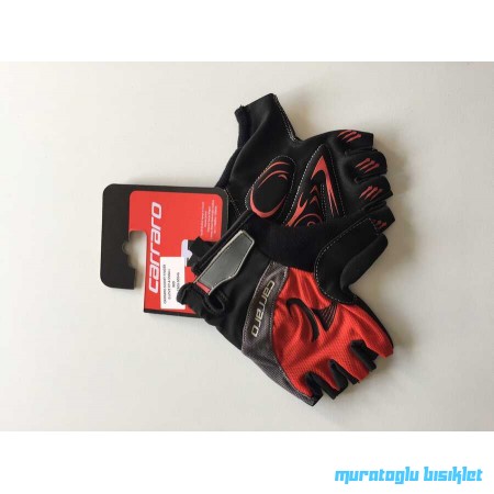 CARRARO KISA PARMAK ELDİVEN V7 A - SİYAH KIRMIZI - S beden CARRARO KISA PARMAK ELDİVEN V7 A - SİYAH KIRMIZI - S beden