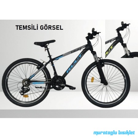 24J RUUT GRUFF VB 21V DAĞ BİSİKLETİ - SİYAH LİME - 30 KADRO 24J RUUT GRUFF VB 21V DAĞ BİSİKLETİ - SİYAH LİME - 30 KADRO
