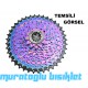 SUNRUN Ruble - 10 Vites, CSM-1042, 11-42T, Kaset, RB, SR-057 SUNRUN Ruble - 10 Vites, CSM-1042, 11-42T, Kaset, RB, SR-057