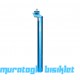 WAKE Sele Borusu 27.2mm 35cm Kızaklı - Mavi WAKE Sele Borusu 27.2mm 35cm Kızaklı - Mavi