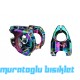 HASSNS Gidon Boğazı Alüminyum 31.8mm - Rainbow HASSNS Gidon Boğazı Alüminyum 31.8mm - Rainbow
