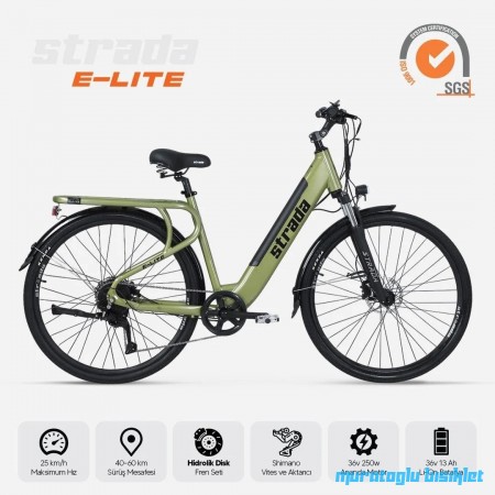 28J STRADA E-LITE ELEKTRİKLİ ŞEHİR BİSİKLETİ - YEŞİL - 51 KADRO 28J STRADA E-LITE ELEKTRİKLİ ŞEHİR BİSİKLETİ - YEŞİL - 51 KADRO