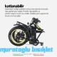 20J STRADA E-BRO ELEKTRİKLİ KATLANIR BİSİKLET - SİYAH MAVİ