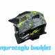 SWAY - FS-X2 TROOPER FULLFACE KASK - GRİ NEON SARI SİYAH - LARGE BEDEN