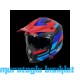 SWAY - FS-X2 TRAK FULLFACE KASK - SİYAH KIRMIZI MAVİ - LARGE BEDEN