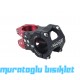 WAKE Gidon Boğazı Alüminyum 31.8mm - Siyah Kırmızı WAKE Gidon Boğazı Alüminyum 31.8mm - Siyah Kırmızı