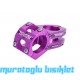WAKE Gidon Boğazı Alüminyum 31.8mm -Mor / Siyah Desenli WAKE Gidon Boğazı Alüminyum 31.8mm -Mor / Siyah Desenli