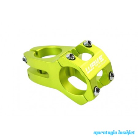 WAKE Gidon Boğazı Alüminyum 31.8mm - Yeşil WAKE Gidon Boğazı Alüminyum 31.8mm - Yeşil