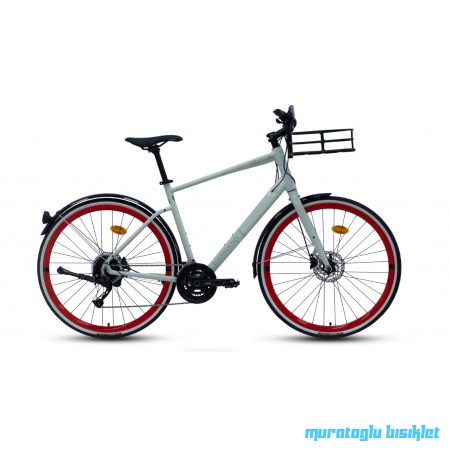 28J CARRARO COMMUTER ŞEHİR BİSİKLETİ - GRİ KIRMIZI - 48 KADRO 28J CARRARO COMMUTER ŞEHİR BİSİKLETİ - GRİ KIRMIZI - 48 KADRO