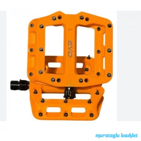 EVO Pedal Rulmanlı Çivili  - Turuncu