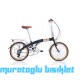 20J BİANCHİ FOLDING NEW VINTAGE KATLANIR BİSİKLET -  SİYAH KREM