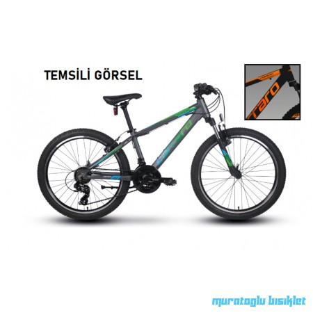 24J CARRARO FORCE 400 DAĞ BİSİKLETİ - ANTRASİT TURUNCU