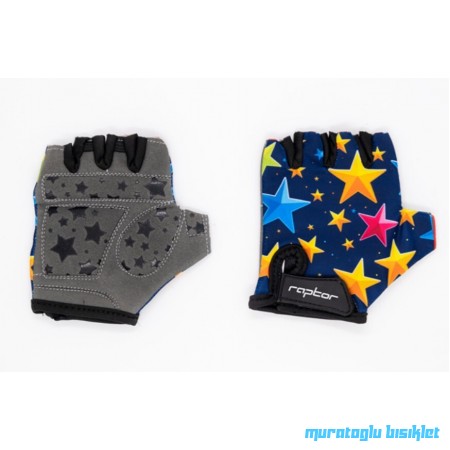 RAPTOR STARS Kısa Parmak Jelli Çocuk Eldiveni 