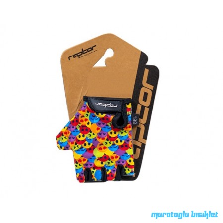 RAPTOR NEON FACE Kısa Parmak Jelli Çocuk Eldiveni 