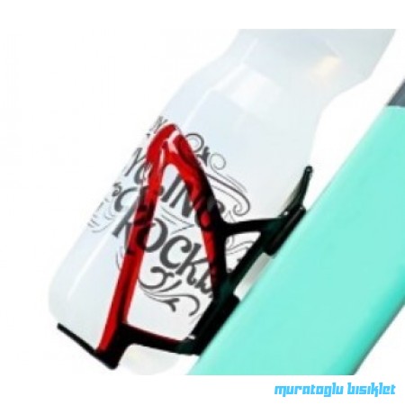 BRIVIGA -Bisiklet Matara Kafesi - Kırmızı/Siyah