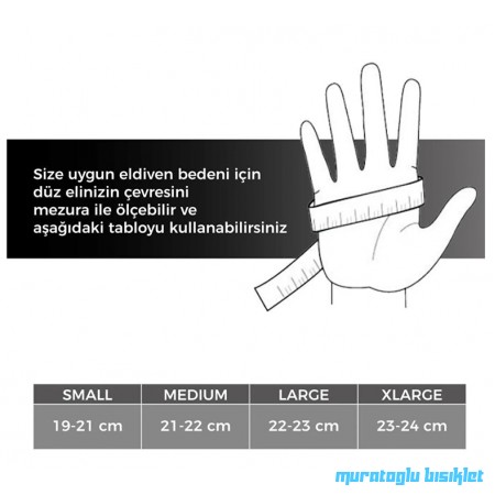 CARRARO KISA PARMAK ELDİVEN CR-23011 - SİYAH - XL BEDEN