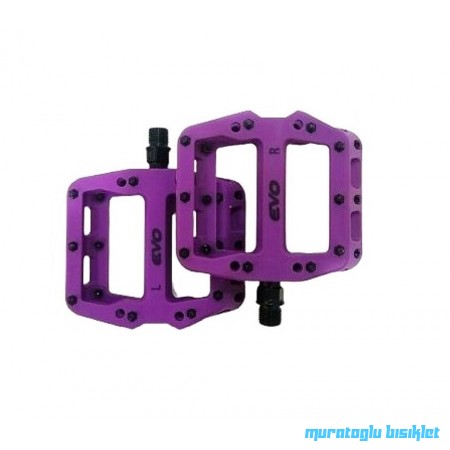 EVO Pedal Rulmanlı Çivili  - Mor