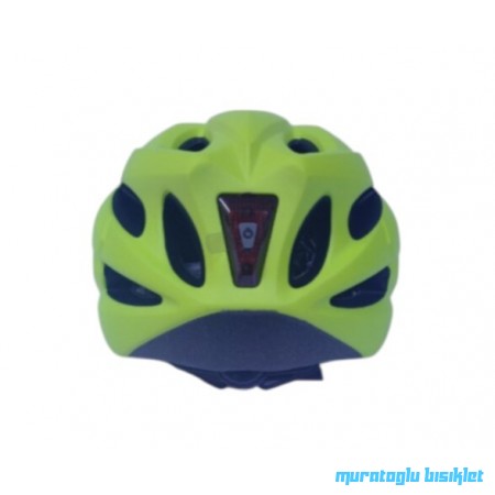 MOON KS-22  KASK IŞIKLI - MAT NEON SARI - M