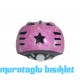 MOON M-7 ÇOCUK KASK O DESENLİ - PEMBE BEYAZ - S