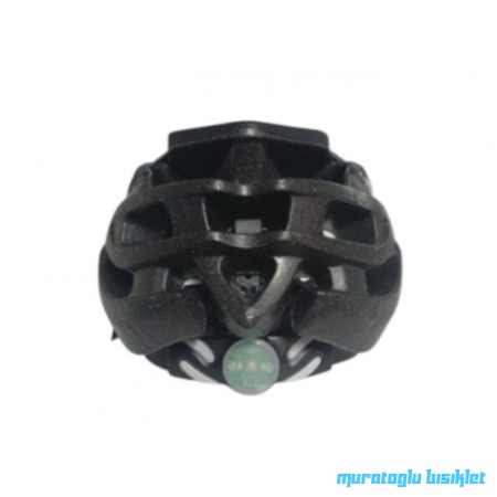 MOON MV-88  KASK IŞIKLI  -  SİYAH BEYAZ - M