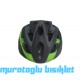 MOON MV-88  KASK IŞIKLI  -  SİYAH YEŞİL - M