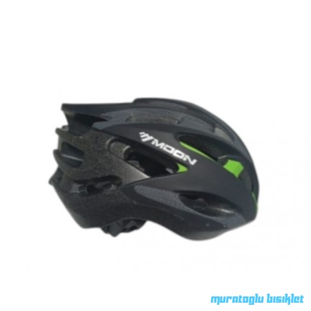 MOON MV-88  KASK IŞIKLI  -  SİYAH YEŞİL - M