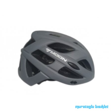 MOON HB3-9  KASK IŞIKLI - Gri - M