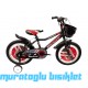 16J RUUT SPORT ÇOCUK BİSİKLETİ - SİYAH KIRMIZI (YENİ)