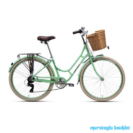 28J CARRARO ELENA BAYAN ŞEHİR BİSİKLETİ - AÇIK YEŞİL/BEYAZ - 43