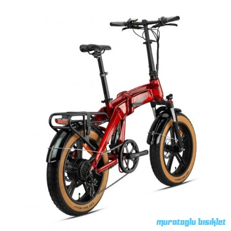 20J LOOP ARMOUR KOLON 7V HD ELEKTRİKLİ KATLANIR BİSİKLET -KIRMIZI SİYAH