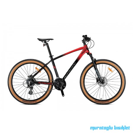 27.5J KRON XC 150 24V HD DAĞ BİSİKLETİ - SİYAH KIRMIZI FÜME - 38 KADRO