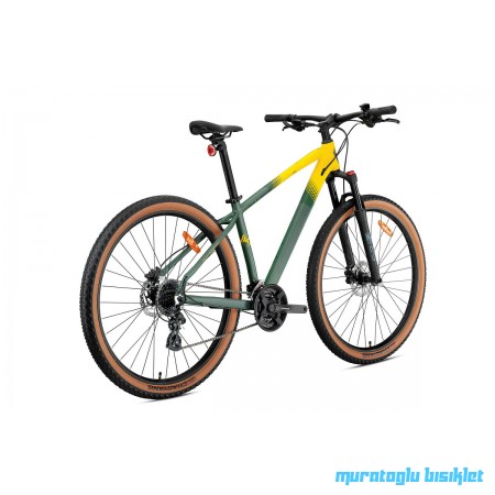 27.5J KRON XC 150 24V HD DAĞ BİSİKLETİ - MAT YEŞİL SARI FÜME - 38 KADRO