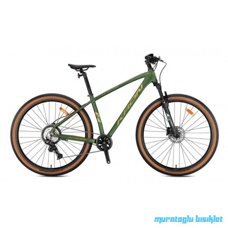 27.5J KRON XC 100 PRO HD DAĞ BİSİKLETİ - MAT HAKİ PARLAK - 38 KADRO