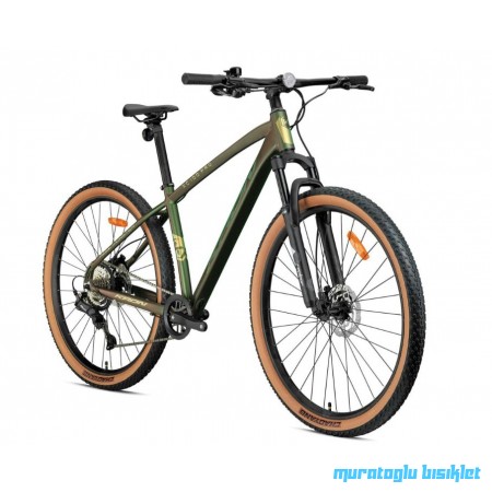 27.5J KRON XC 100 PRO HD DAĞ BİSİKLETİ - MAT HAKİ PARLAK - 38 KADRO