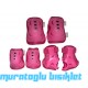 TEX ÇOCUK DİZLİK DİRSEKLİK SET   - PEMBE