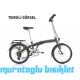 20J BROSTER DOMESTIC KATLANIR BİSİKLET - MAT SİYAH