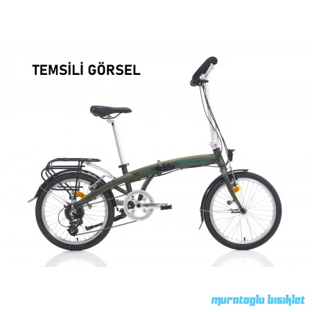 20J BROSTER DOMESTIC KATLANIR BİSİKLET - MAT SİYAH