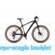 24J KRON XC 100 HD DAĞ BİSİKLETİ - MAT SİYAH SARI FÜME - 33 KADRO