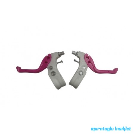 TAIWAN ÇOCUK FREN KOLU TAKIMI V FREN PLASTİK - PEMBE BEYAZ