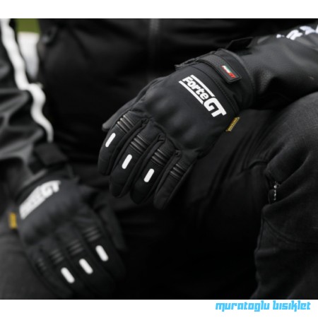 FORTE GT 07 Softshell Kışlık Korumalı Eldiven - Siyah - Large