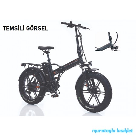 20J CORELLİ VONIQ ECO MAG ELEKTRİKLİ BİSİKLET - GRİ - 42 KADRO