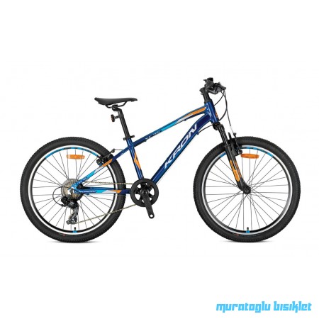 20J KRON XC75 7VİTES ÇOCUK BİSİKLETİ - LACİVERT TURUNCU GRİ MAVİ
