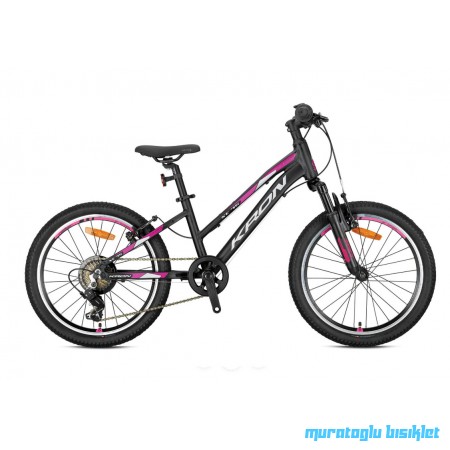 20J KRON XC75 LADY 7VİTES ÇOCUK BİSİKLETİ - MAT SİYAH PEMBE GRİ MAVİ