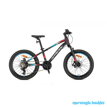 24J KRON XC75 21V VB ÇOCUK BİSİKLETİ - MAT SİYAH KIRMIZI GRİ MAVİ - 33 KADRO