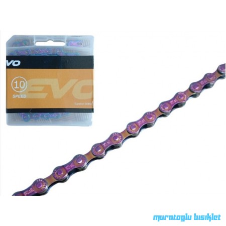 EVO F10 ZİNCİR INDEX 10 SPEED 116 BAKLA - Rainbow