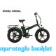 20J BİSAN E-FOLDING F3 7V HD ELEKTRİKLİ KATLANIR BİSİKLET - HAKİ - 43 KADRO